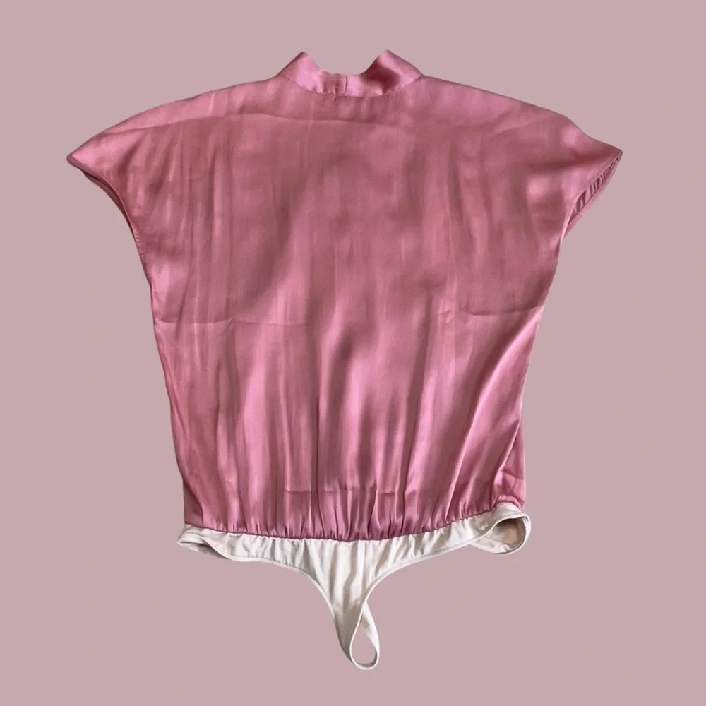 Paige Dijon Bodysuit in Lipstick Pink Small - Picture 13 of 14